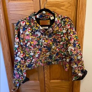 Levi’s x Mario Collab Cropped Denim Jacket